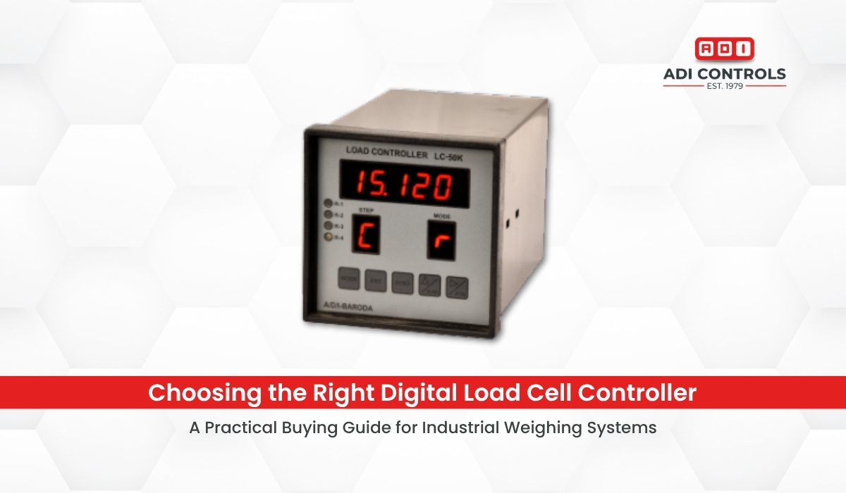 Digital load cell controller LC-50K for industrial weighing systems