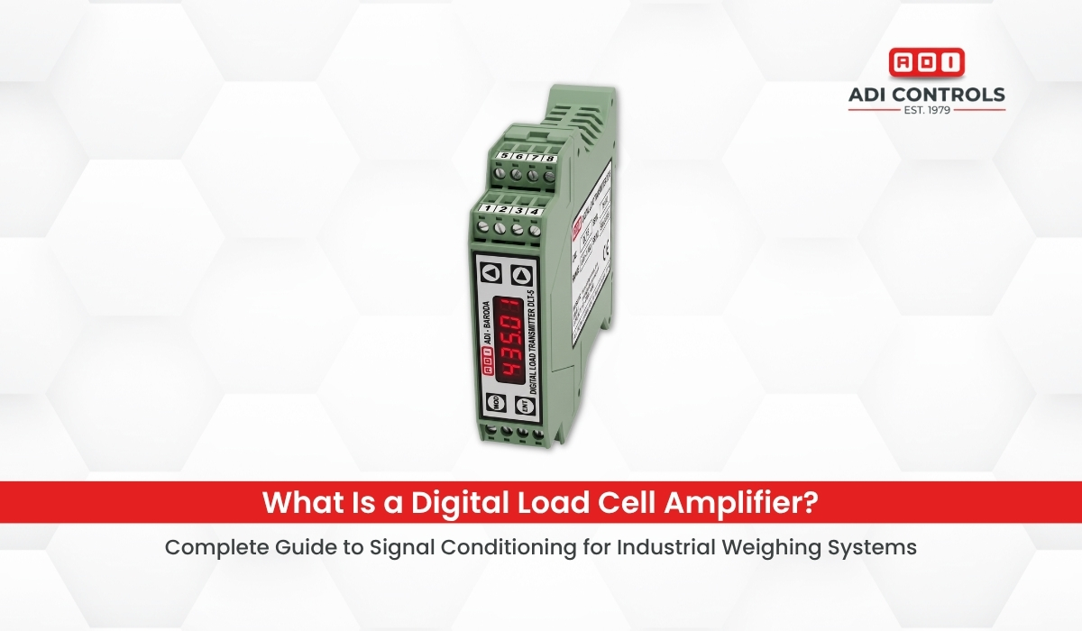 digital load cell amplifier for industrial weighing systems