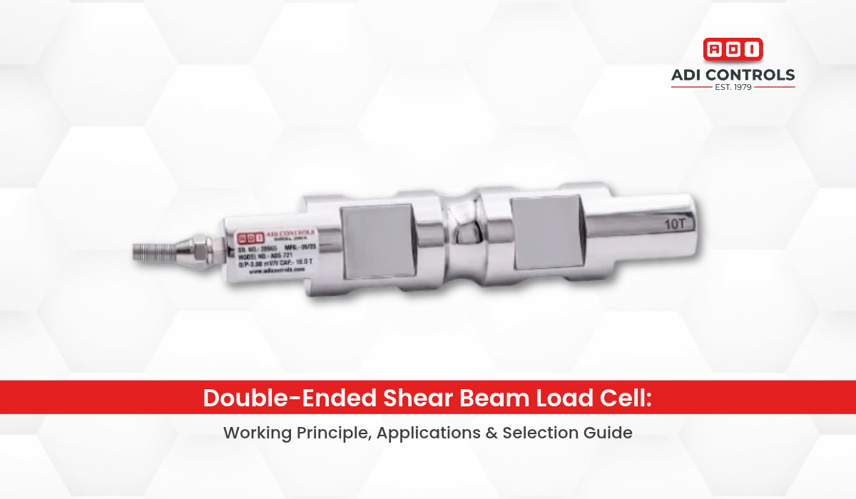 double ended shear beam load cell